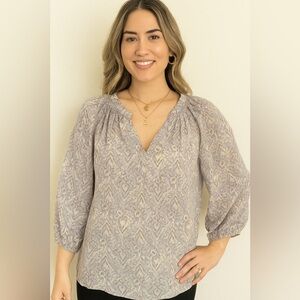 Max Studio 100% Silk Blouse | Size Medium